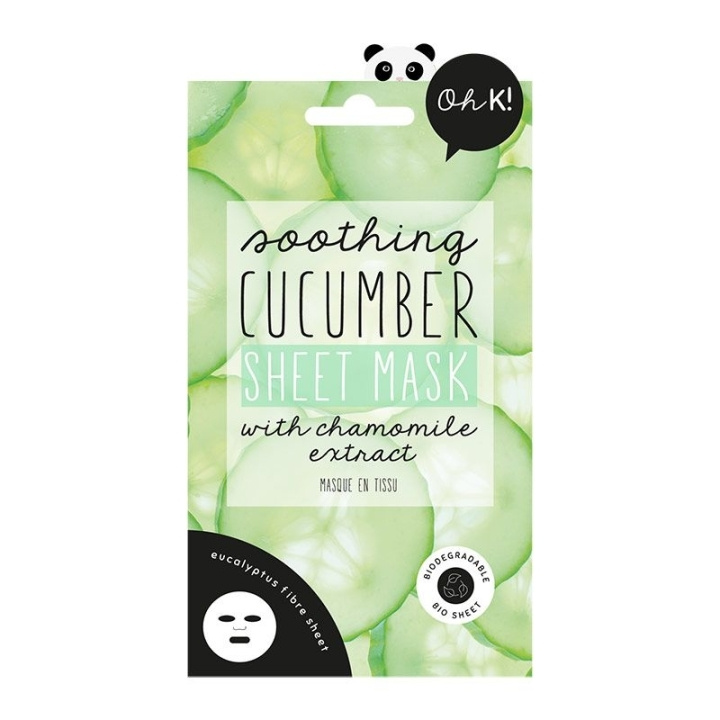 Oh K! Soothing Cucumber Sheet Mask i gruppen SKØNHED & HELSE / Hudpleje / Ansigt / Masker hos TP E-commerce Nordic AB (C58427)