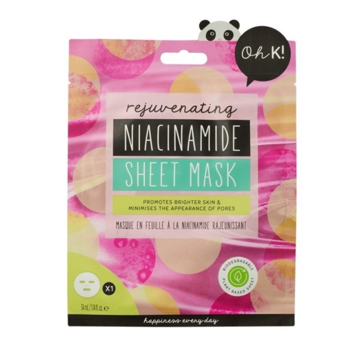 Oh K! Niacinamide Sheet Mask i gruppen SKØNHED & HELSE / Hudpleje / Ansigt / Masker hos TP E-commerce Nordic AB (C58428)