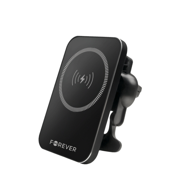 Forever MACH-100 - Bilholder med trådløs opladning til smartphones, 15W, sort i gruppen BIL / Bilholder / Bilholder Smartphone hos TP E-commerce Nordic AB (C58434)