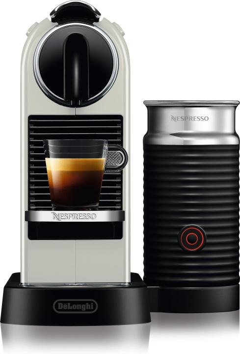 Nespresso Citiz & Milk kapselmaskin, vit i gruppen HJEM, HUS & HAVE / Husholdningsapparater / Kaffe og espresso / Espressomaskiner hos TP E-commerce Nordic AB (C58454)