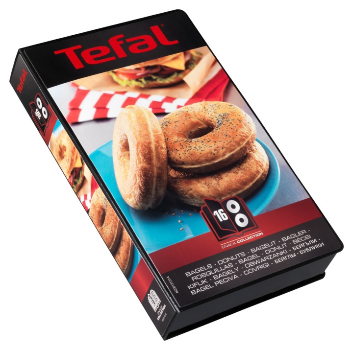 Tefal Snack Collection bakplåtar: 16 bagels i gruppen HJEM, HUS & HAVE / Køkkenredskaber / Bagetilbehør hos TP E-commerce Nordic AB (C58463)
