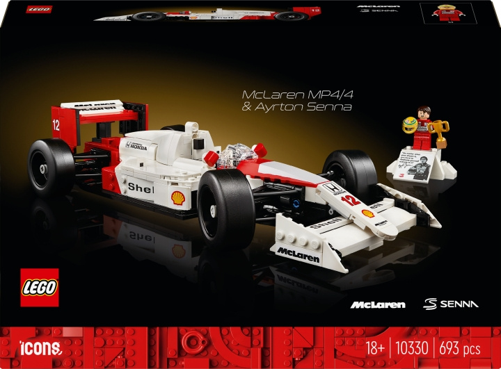 LEGO Icons 10330 - McLaren MP4/4 & Ayrton Senna i gruppen LEGETØJ, BØRN & BABY / Legetøj / Bygge legesager / Lego hos TP E-commerce Nordic AB (C58548)