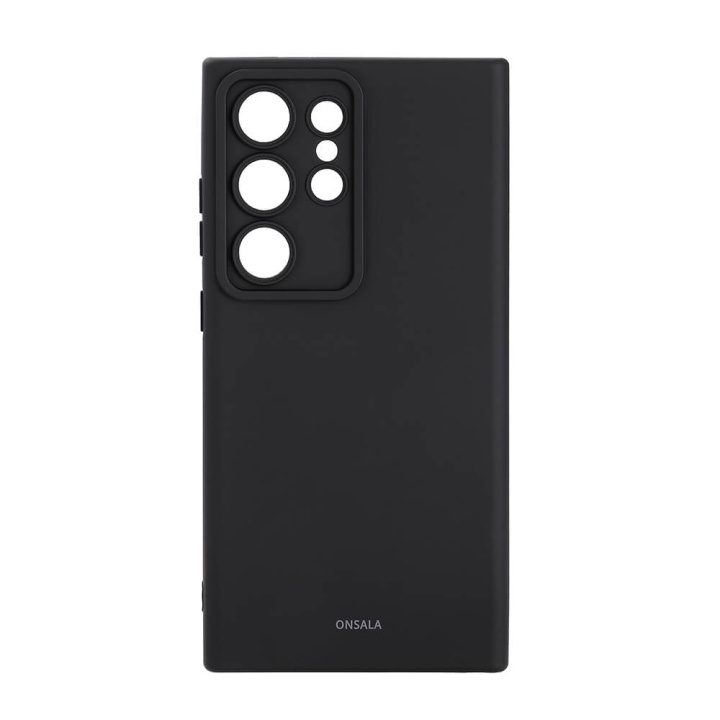 Onsala Backcover Sil Touch Samsung S24 Ultra 5G Black i gruppen SMARTPHONES & TABLETS / Mobil Beskyttelse / Samsung hos TP E-commerce Nordic AB (C58607)