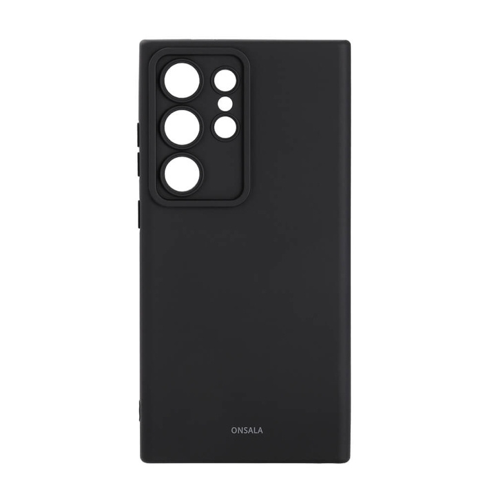 Onsala Cover Silikone Samsung S24 Ultra 5G Sort i gruppen SMARTPHONES & TABLETS / Mobil Beskyttelse / Samsung hos TP E-commerce Nordic AB (C58607)
