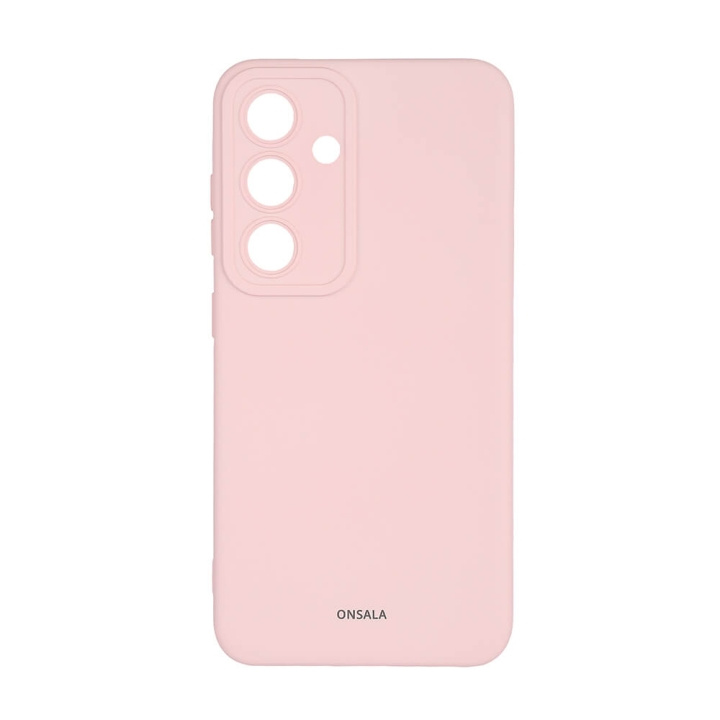 Onsala Backcover Sil Touch Samsung S24 5G Chalk Pink i gruppen SMARTPHONES & TABLETS / Mobil Beskyttelse / Samsung hos TP E-commerce Nordic AB (C58608)