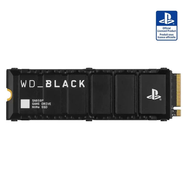 Western Digital WD Black SN850P NVMe SSD for PS5 1TB i gruppen COMPUTERTILBEHØR / Computerkomponenter / Harddiske / SSD hos TP E-commerce Nordic AB (C58636)