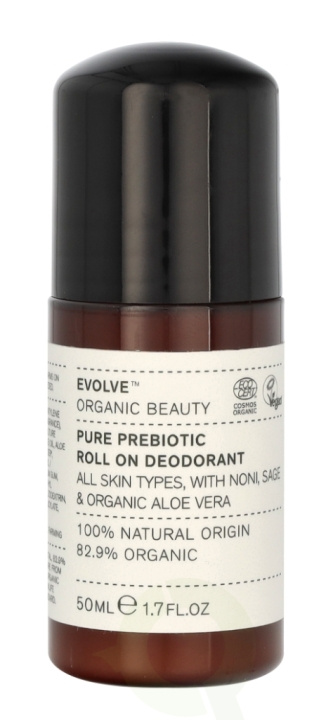 Evolve Beauty Evolve Organic Beauty Pure Prebiotic Roll-On Deodorant 50 ml i gruppen SKØNHED & HELSE / Duft & Parfume / Deodorant / Deo for hende hos TP E-commerce Nordic AB (C58692)