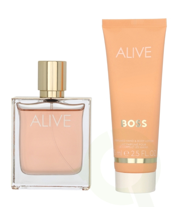 Hugo Boss Alive Giftset 125 ml Edp Spray 50ml/Hand & Body Lotion 75ml i gruppen SKØNHED & HELSE / Gaveæske / Gaveæske til hende hos TP E-commerce Nordic AB (C58716)