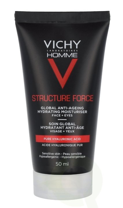 Vichy Homme Structure Force Hydrating Moisturiser 50 ml Complete Anti-Aging i gruppen SKØNHED & HELSE / Hudpleje / Ansigt / Dagcreme hos TP E-commerce Nordic AB (C58775)