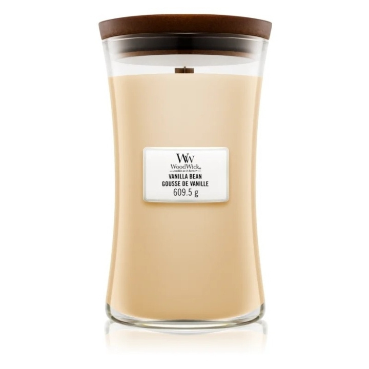 WoodWick Large - Vanilla Bean i gruppen SKØNHED & HELSE / Duft & Parfume / Øvrig duft / Duftlys hos TP E-commerce Nordic AB (C58789)