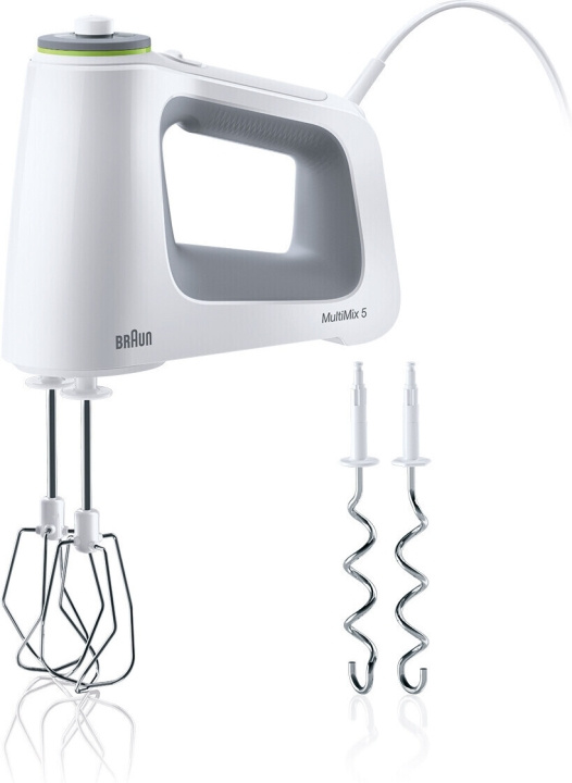 Braun HM5000WH MultiMix 5 electric mixer i gruppen HJEM, HUS & HAVE / Husholdningsapparater / Foodprocessor og køkkenassistenter / Håndmixer hos TP E-commerce Nordic AB (C58913)