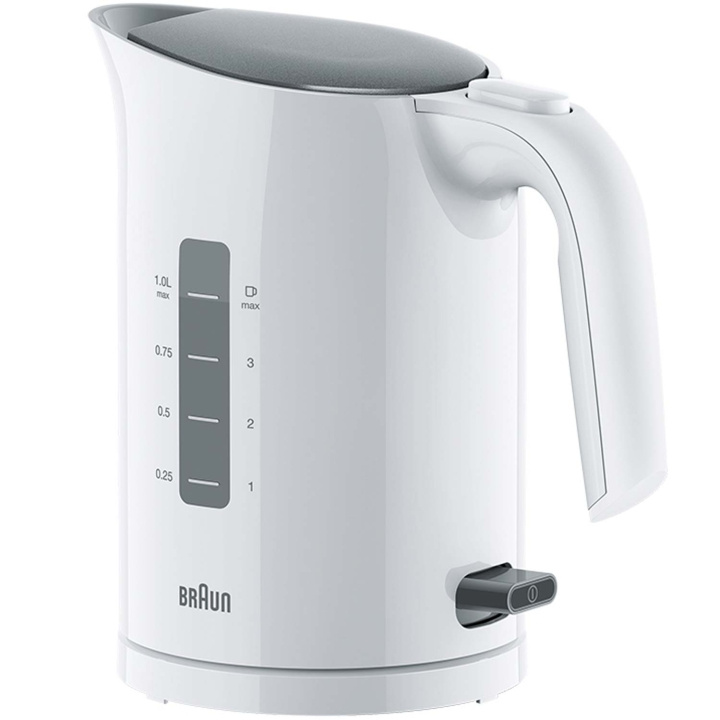 Braun Vattenkokare WK3000WH PurEase 1liter i gruppen HJEM, HUS & HAVE / Husholdningsapparater / Vand & Juice / Elkedel hos TP E-commerce Nordic AB (C58956)