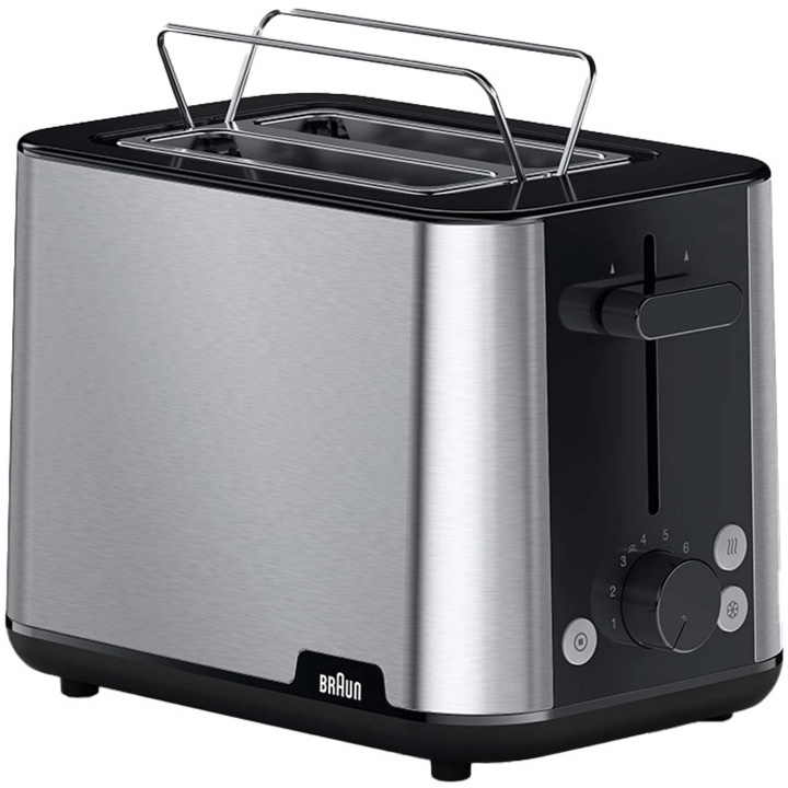 Braun Brödrost HT1510.BK PurShine 2skivors i gruppen HJEM, HUS & HAVE / Husholdningsapparater / Brødristere & Sandwich Makers / Brødristere hos TP E-commerce Nordic AB (C58960)