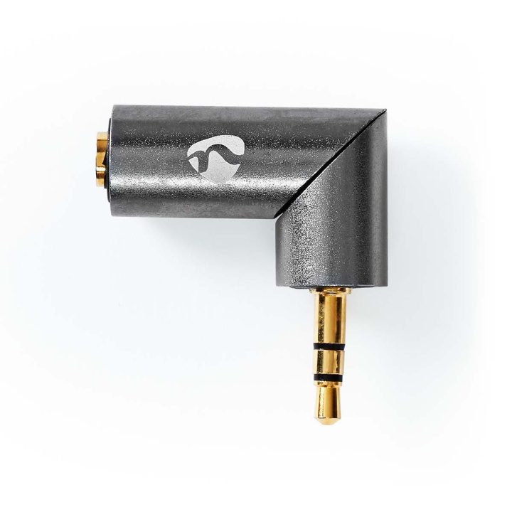 Nedis Stereo Audio Adapter | 3.5 mm Hanstik | 3.5 mm Hunstik | Guldplateret | Lige | Metal | Guld / Gun Metal Grå | 1 stk. | Cover Window Box i gruppen HJEMMEELEKTRONIK / Kabler og adaptere / Audio Analog / Adaptere hos TP E-commerce Nordic AB (C58982)
