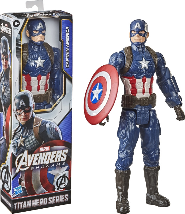 Marvel Avengers Titan Hero Series figur, Captain America i gruppen LEGETØJ, BØRN & BABY / Legetøj / Figurer, miniaturer og tilbehør hos TP E-commerce Nordic AB (C59125)