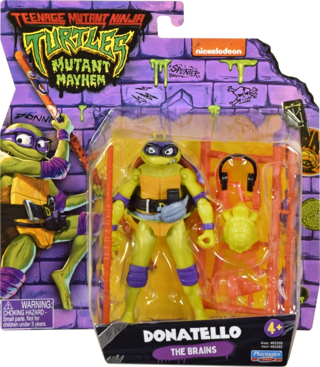 Teenage Mutant Ninja Turtles: Mutant Mayhem Donatello Figur i gruppen LEGETØJ, BØRN & BABY / Legetøj / Figurer, miniaturer og tilbehør hos TP E-commerce Nordic AB (C59134)