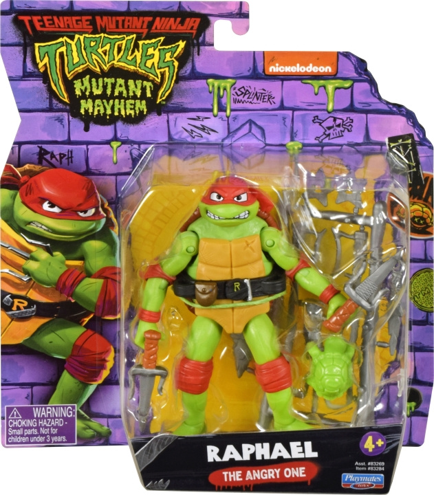 Teenage Mutant Ninja Turtles: Mutant Mayhem Raphael Figur i gruppen LEGETØJ, BØRN & BABY / Legetøj / Figurer, miniaturer og tilbehør hos TP E-commerce Nordic AB (C59137)