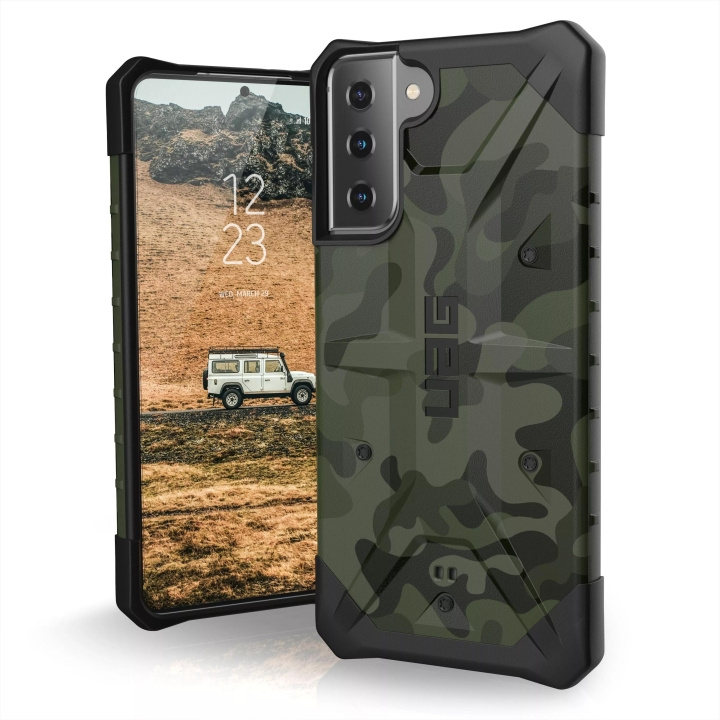 Urban Armor Gear Samsung Galaxy S21+ Pathfinder Case, Forest Camo i gruppen SMARTPHONES & TABLETS / Mobil Beskyttelse / Samsung hos TP E-commerce Nordic AB (C59323)