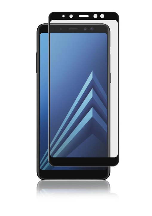 panzer Samsung Galaxy A8 2018, Curved Glass, Black i gruppen SMARTPHONES & TABLETS / Mobil Beskyttelse / Samsung hos TP E-commerce Nordic AB (C59483)