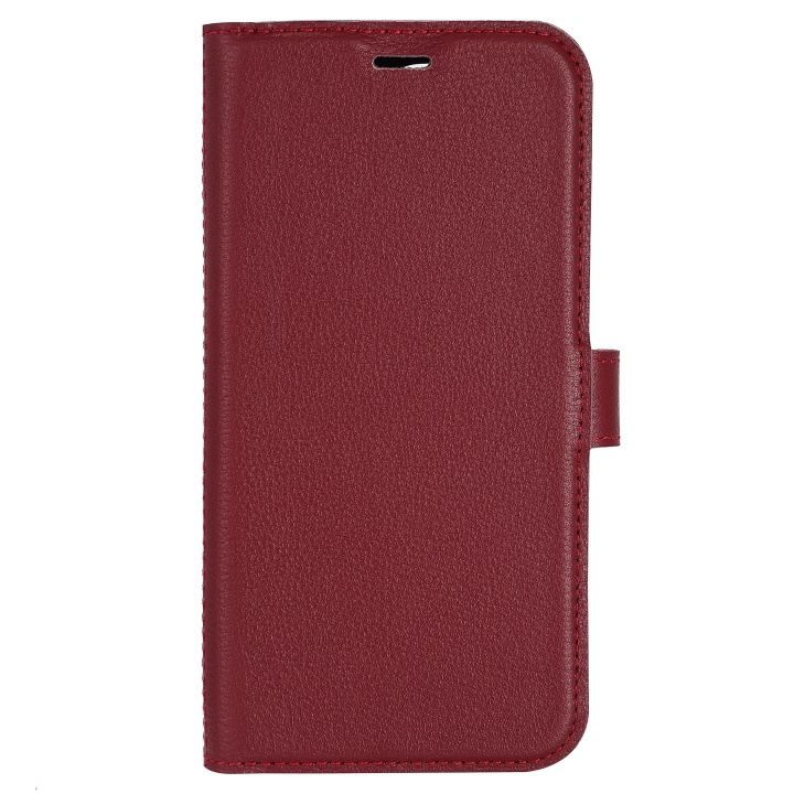 Essentials iPhone 14 Pro Leather wallet, detachable, Red i gruppen SMARTPHONES & TABLETS / Mobil Beskyttelse / Apple / iPhone 14 hos TP E-commerce Nordic AB (C59503)