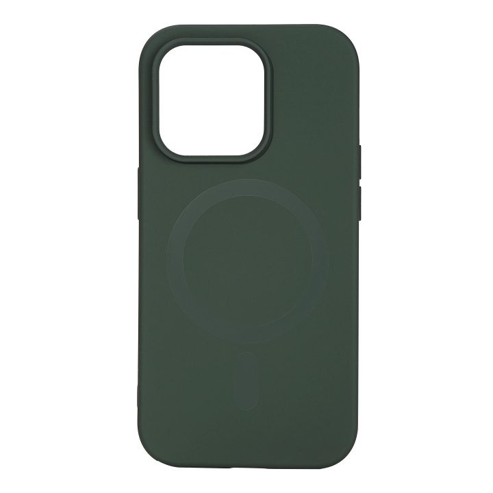 Essentials iPhone 14 Pro Silicone Mag back cover, Green i gruppen SMARTPHONES & TABLETS / Mobil Beskyttelse / Apple / iPhone 14 hos TP E-commerce Nordic AB (C59517)