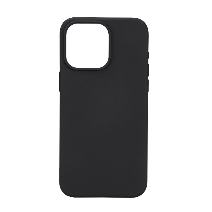 Essentials iPhone 15 Pro Max silicone back cover, black i gruppen SMARTPHONES & TABLETS / Mobil Beskyttelse / Apple / iPhone 15 hos TP E-commerce Nordic AB (C59545)