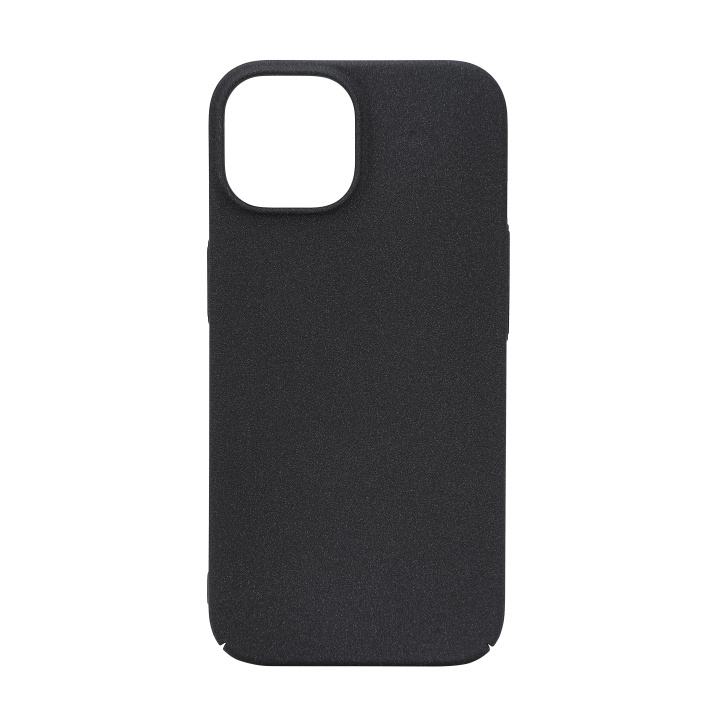 Essentials iPhone 15 sand bursted back cover, black/grey i gruppen SMARTPHONES & TABLETS / Mobil Beskyttelse / Apple / iPhone 15 hos TP E-commerce Nordic AB (C59556)