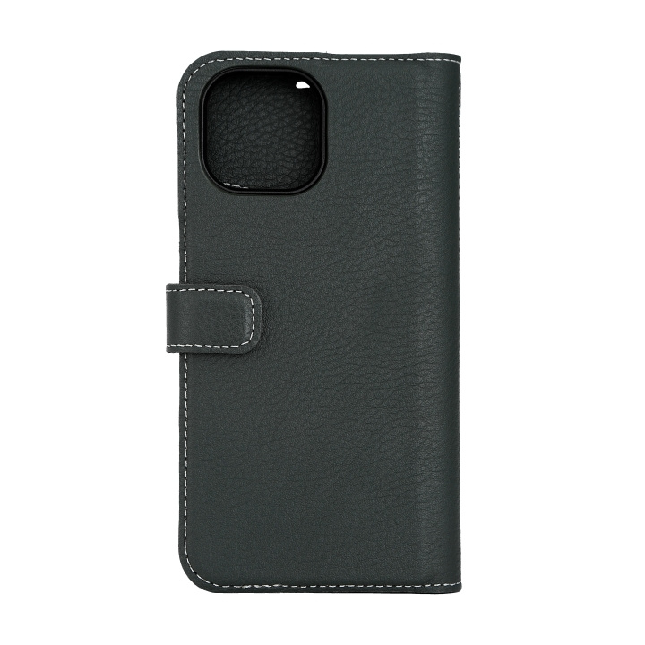 Essentials iPhone 15 leather Mag wallet, detachable, magnetic, green i gruppen SMARTPHONES & TABLETS / Mobil Beskyttelse / Apple / iPhone 15 hos TP E-commerce Nordic AB (C59573)
