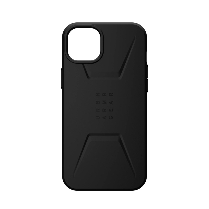 Urban Armor Gear iPhone 14 Plus Civilian Magsafe - Sort i gruppen SMARTPHONES & TABLETS / Mobil Beskyttelse / Apple / iPhone 14 hos TP E-commerce Nordic AB (C59625)