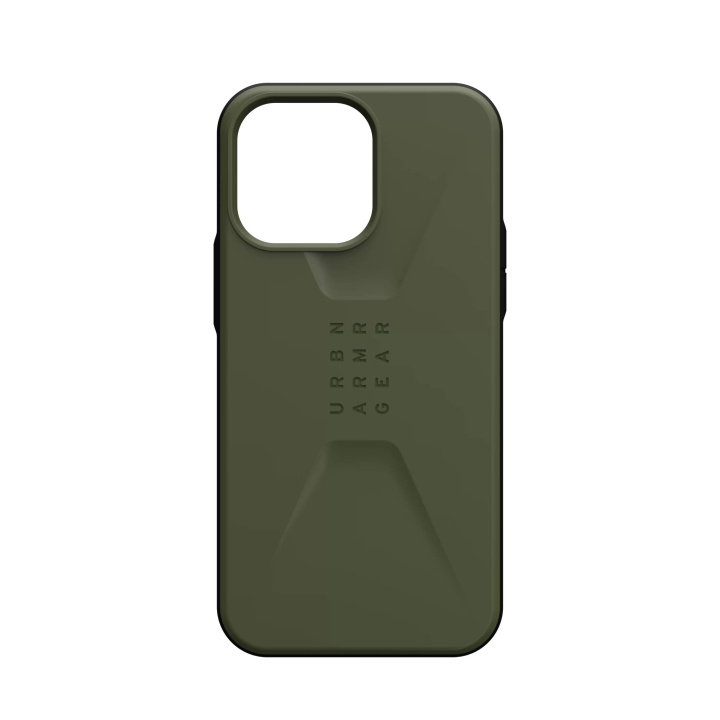 Urban Armor Gear iPhone 14 Pro Max Civilian - Olive i gruppen SMARTPHONES & TABLETS / Mobil Beskyttelse / Apple / iPhone 14 hos TP E-commerce Nordic AB (C59686)