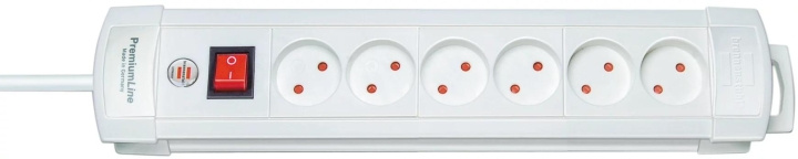 Brennenstuhl 6 way Extension Socket, 3m, White i gruppen HJEM, HUS & HAVE / Elektricitet & Belysning / Stikdåse hos TP E-commerce Nordic AB (C59872)