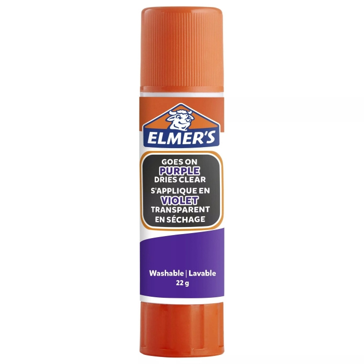 elmers 22 gram Disappearing Purple Glue stick i gruppen HJEM, HUS & HAVE / Kontorartikler / Tape/Lim hos TP E-commerce Nordic AB (C59878)