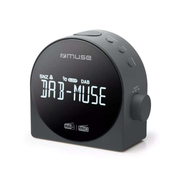 MUSE M-185 CDB Clock radio DAB+ FM Dual alarm i gruppen HJEMMEELEKTRONIK / Lyd & billede / Hjemmebiograf, HiFi & Bærbar / Radio og vækkeure / Radio hos TP E-commerce Nordic AB (C59936)