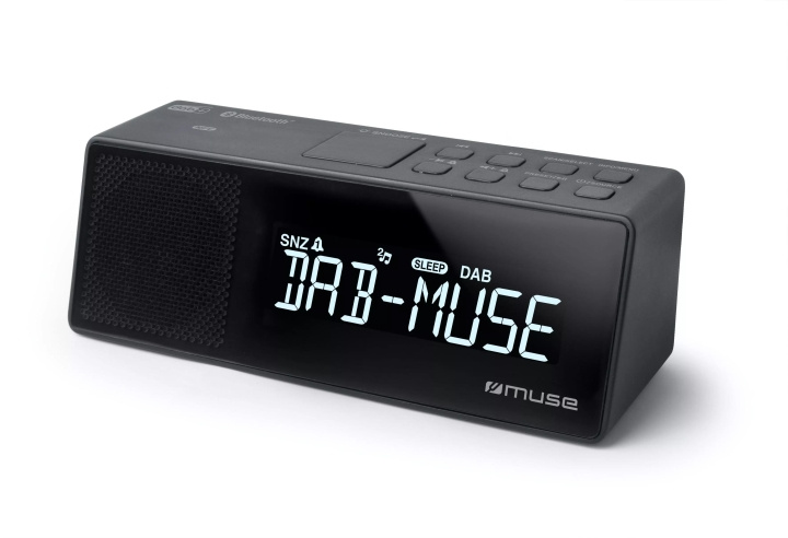 MUSE M-172 DBT Clock radio DAB+ FM BT Dual alarm NFC i gruppen HJEMMEELEKTRONIK / Lyd & billede / Hjemmebiograf, HiFi & Bærbar / Radio og vækkeure / Radio hos TP E-commerce Nordic AB (C59937)
