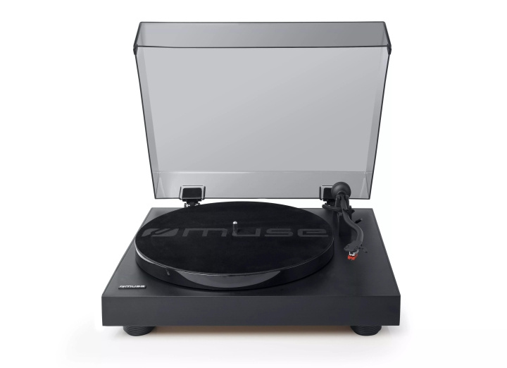 MUSE MT-105 B Turntable USB Classic look i gruppen HJEMMEELEKTRONIK / Lyd & billede / Hjemmebiograf, HiFi & Bærbar / Kompakt stereo & pladespiller hos TP E-commerce Nordic AB (C59944)