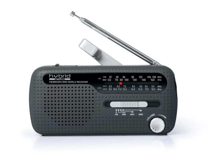 MUSE MH-07 DS Radio FM WB Solar Dynamo, black i gruppen HJEMMEELEKTRONIK / Lyd & billede / Hjemmebiograf, HiFi & Bærbar / Radio og vækkeure / Radio hos TP E-commerce Nordic AB (C59979)