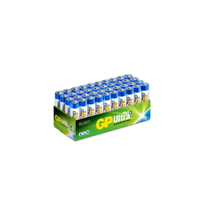 GP Ultra Plus Alkaline AAA 40 Pack (S) i gruppen HJEMMEELEKTRONIK / Batterier og opladere / Batterier / AAA hos TP E-commerce Nordic AB (C59982)