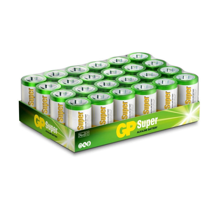 GP Super Alkaline D 24 Pack (S) i gruppen HJEMMEELEKTRONIK / Batterier og opladere / Batterier / Andet hos TP E-commerce Nordic AB (C59991)