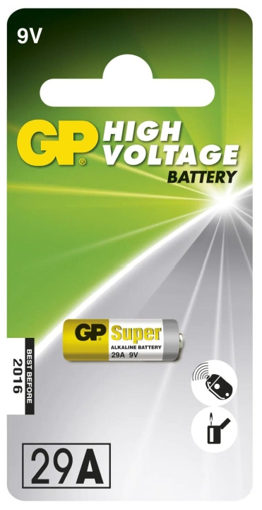 GP High voltage 29A 1 Pack (B) i gruppen HJEMMEELEKTRONIK / Batterier og opladere / Batterier / Andet hos TP E-commerce Nordic AB (C59995)