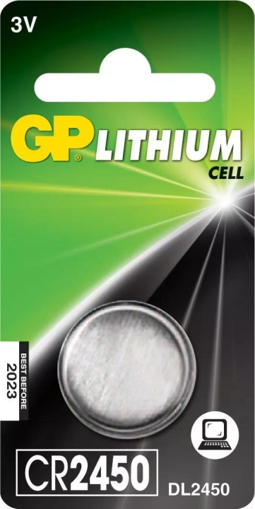 GP CR2450 Lithium Coin, 1 Pack (B) i gruppen HJEMMEELEKTRONIK / Batterier og opladere / Batterier / Knapcelle hos TP E-commerce Nordic AB (C59999)