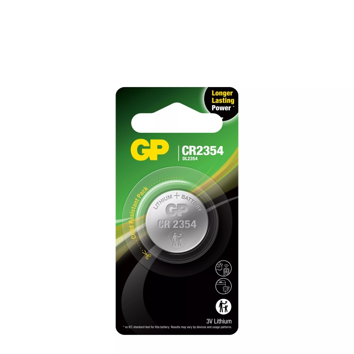 GP CR2354 Lithium Coin, 1 Pack (B) i gruppen HJEMMEELEKTRONIK / Batterier og opladere / Batterier / Knapcelle hos TP E-commerce Nordic AB (C60000)