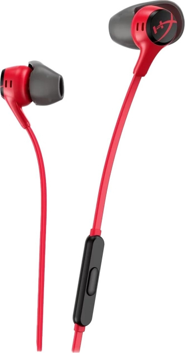 HyperX Cloud Earbuds II RED Gaming Earbuds with Mic i gruppen HJEMMEELEKTRONIK / Lyd & billede / Hovedtelefoner & Tilbehør / Hovedtelefoner hos TP E-commerce Nordic AB (C60081)
