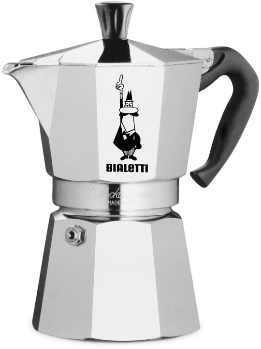 Bialetti Moka Express, 4 koppar i gruppen HJEM, HUS & HAVE / Husholdningsapparater / Kaffe og espresso / Kaffemaskiner hos TP E-commerce Nordic AB (C60107)