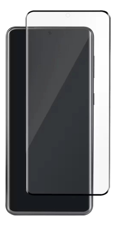 panzer Galaxy S21 Ultra Curved Glass black i gruppen SMARTPHONES & TABLETS / Mobil Beskyttelse / Samsung hos TP E-commerce Nordic AB (C60258)