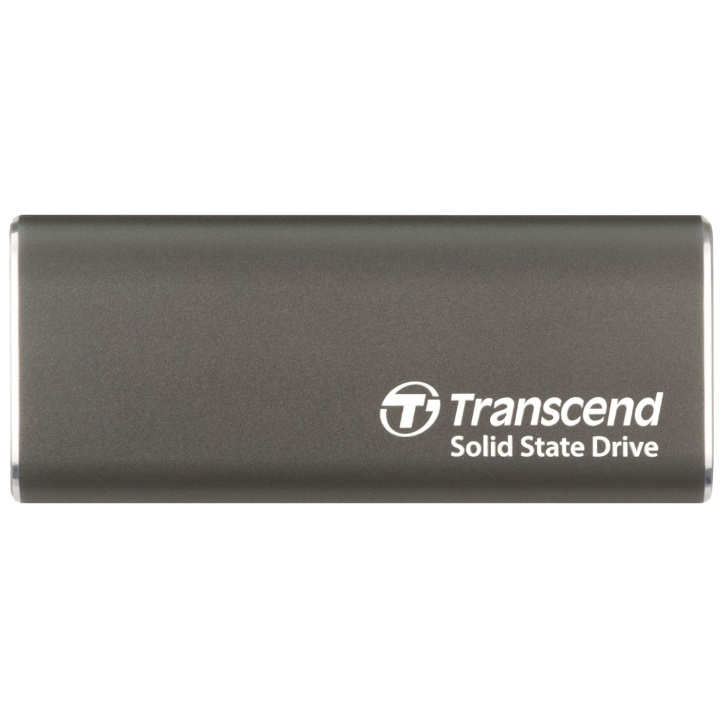 Transcend Portabel SSD ESD256C USB-C 1TB 10Gbps (R1050/W950 Mb/s) Aluminium i gruppen COMPUTERTILBEHØR / Computer Tilbehør / Eksterne harddiske hos TP E-commerce Nordic AB (C60282)