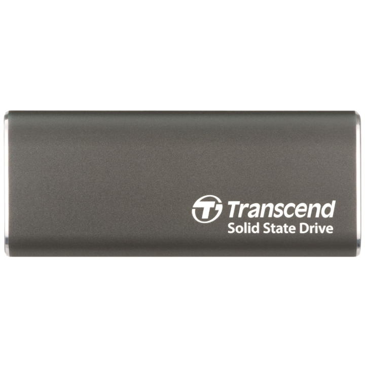 Transcend Portabel SSD ESD256C USB-C 2TB 10Gbps (R1050/W950 Mb/s) Aluminium i gruppen COMPUTERTILBEHØR / Computer Tilbehør / Eksterne harddiske hos TP E-commerce Nordic AB (C60283)