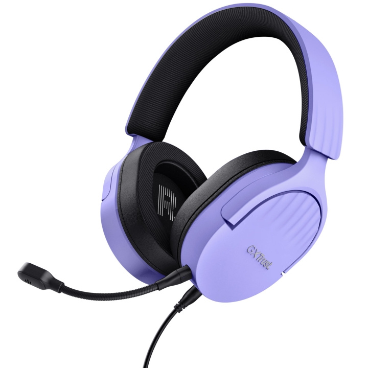 Trust GXT 489P Fayzo Gamingheadset Eco Lila i gruppen COMPUTERTILBEHØR / GAMING / Headset hos TP E-commerce Nordic AB (C60295)