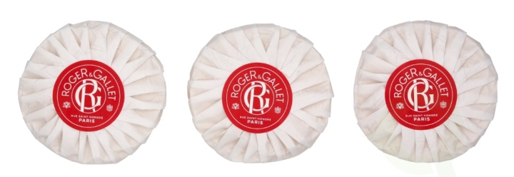 Roger & Gallet Jean Marie Farina Giftset 300 g Soap Bar - 3x100gr i gruppen SKØNHED & HELSE / Gaveæske / Gaveæske til hende hos TP E-commerce Nordic AB (C60333)