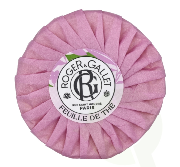 Roger & Gallet Feuille De The Soap Bar 100 g i gruppen HJEM, HUS & HAVE / Badværelse / Andet hos TP E-commerce Nordic AB (C60337)