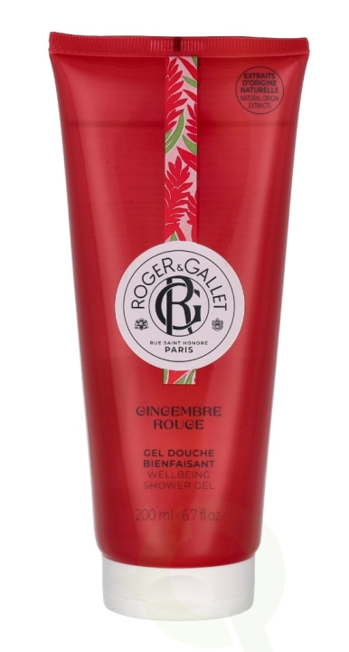 Roger & Gallet Gingembre Rouge Shower Gel 200 ml i gruppen SKØNHED & HELSE / Hår og styling / Hårpleje / Shampoo hos TP E-commerce Nordic AB (C60346)